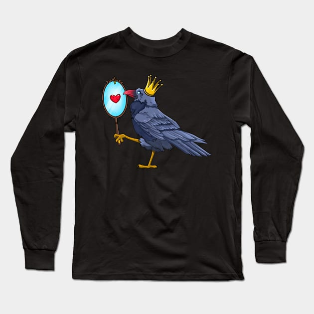 Crows self-confidence Long Sleeve T-Shirt by Mariarti